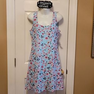 RN Studio Dress Petite Small Floral Lace Sweetheart neckline